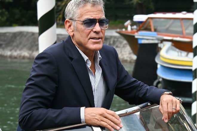 George Clooney bei einem Auftritt in Venedig.