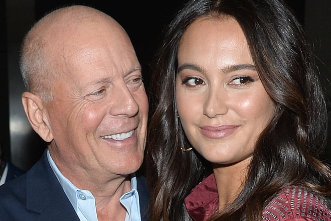 Bruce Willis mit seiner Ehefrau, Emma Heming Willis, im Jahr 2019.