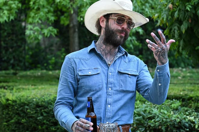 Post Malone vor wenigen Tagen in Paris.