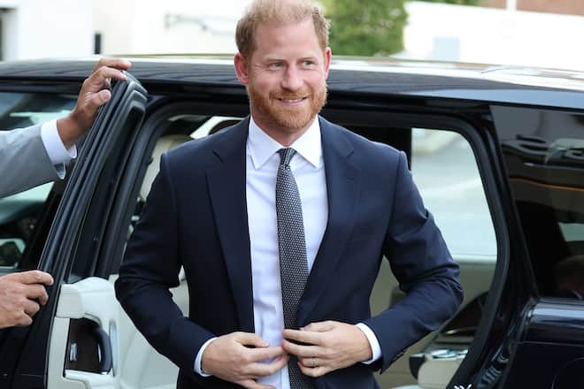 Prinz Harry zeigte sich bei seiner Ankunft in London für die WellChild Awards bestens gelaunt.
