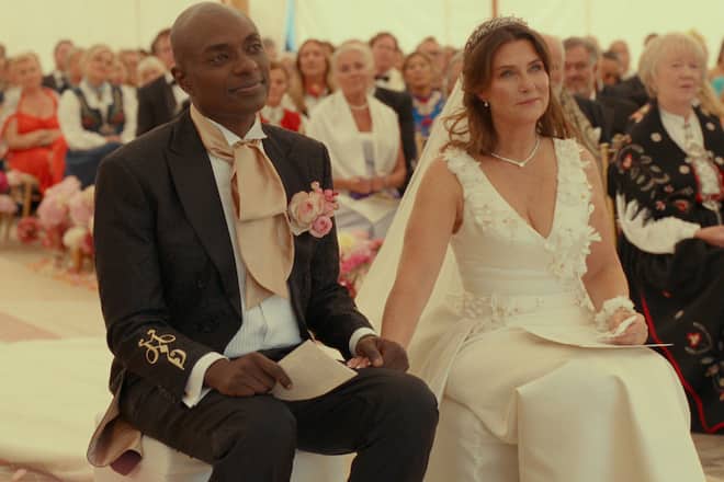 Durek Verrett und Prinzessin Märtha Louise bei ihrer Hochzeit im August 2024.