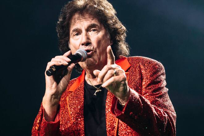 Olaf der Flipper bei der Schlagernacht des Jahres 2025 in der Messehalle Erfurt.