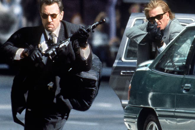 Robert De Niro (l.) und Val Kilmer in «Heat».