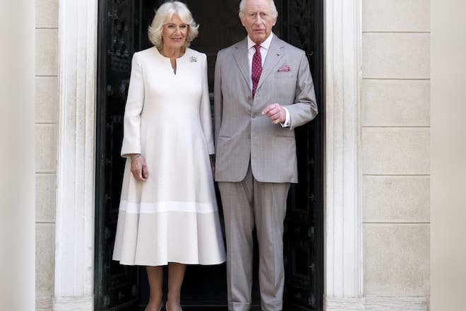 Königin Camilla und König Charles III. beim letzten Staatsbesuch in Italien im April 2025.