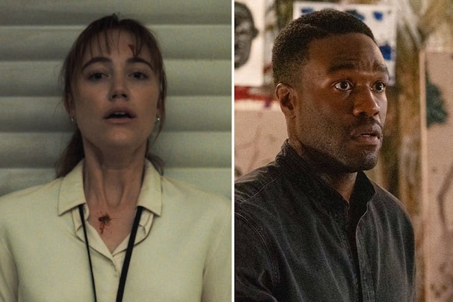 Pure Verzweiflung: Maika Monroe bekam es 2024 mit dem Killer «Longlegs» zu tun, Yahya Abdul-Mateen II sah sich drei Jahre zuvor mit dem «Candyman» konfrontiert.