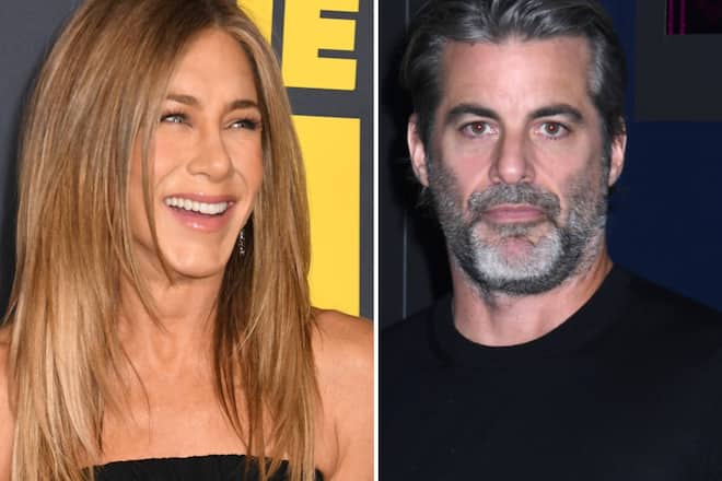 Jennifer Aniston strahlte am 9. September bei der Premiere der neuen Staffel von «The Morning Show», währendJim Curtis neben dem roten Teppich wartete.