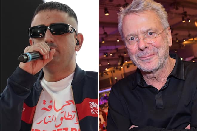 Überraschende Inspiration: Haftbefehl (l.) und Reinhard Mey.