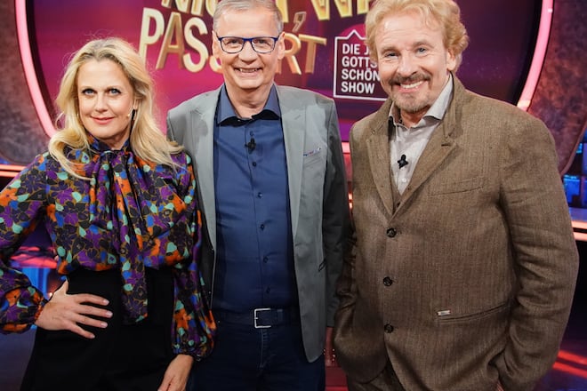 Barbara Schöneberger, Günther Jauch und Thomas Gottschalk präsentieren seit 2018 die Show «Denn sie wissen nicht, was passiert» bei RTL.