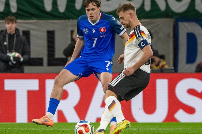 Joshua Kimmich während des WM-Qualifikationsspiel gegen die Slowakei.