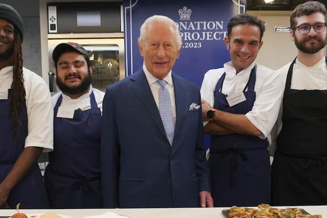 König Charles ist stolz auf sein Projekt gegen Lebensmittelverschwendung und Hunger.