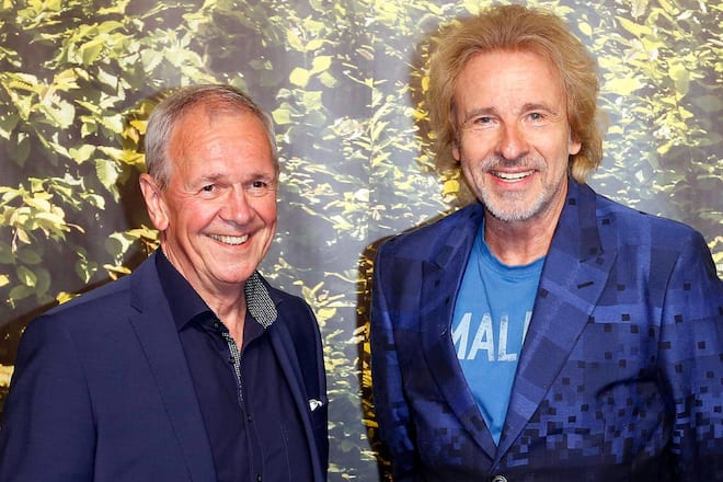 Fritz Egner (l.) und Thomas Gottschalk sind seit vielen Jahren befreundet.