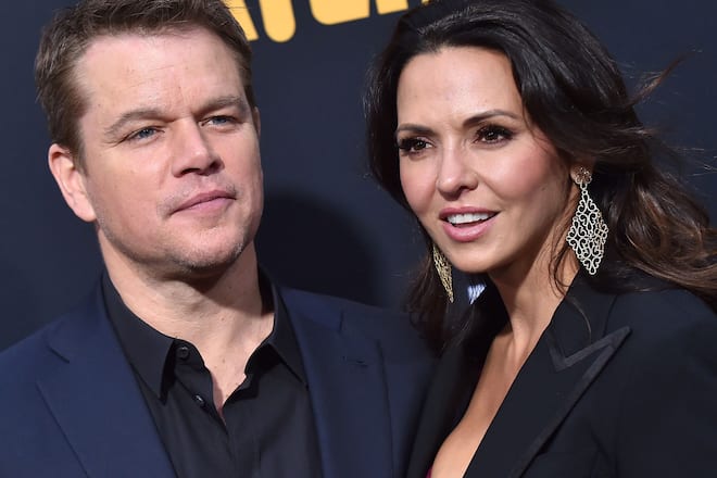 Ein Paar für die Ewigkeit: Matt Damon und Luciana Barroso.