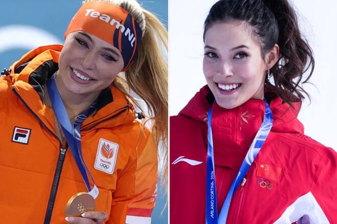 Jutta Leerdam (li.) und Eileen Gu mischen Olympia auf.