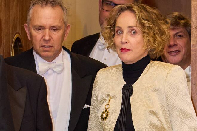 Sharon Stone am 12. Februar in der Wiener Staatsoper.