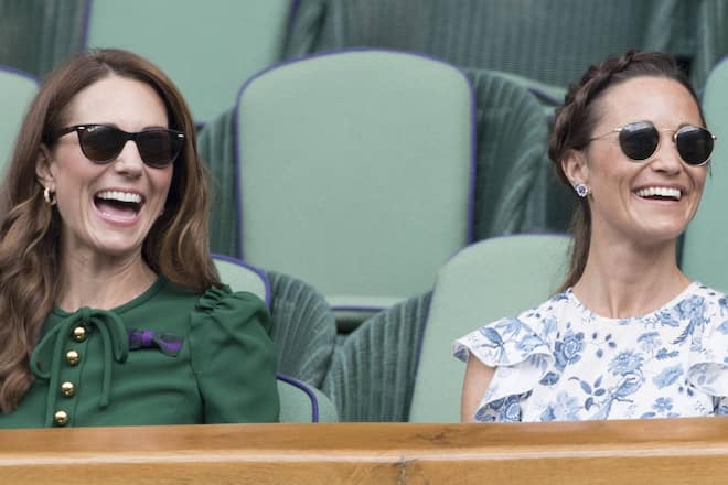 Prinzessin Kate und ihre Schwester Pippa - hier beim Tennisturnier in Wimbledon - halten fest zusammen.
