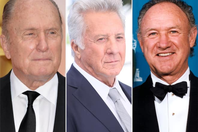 Freunde schon vor ihren Karrieren: Robert Duvall, Dustin Hoffman und Gene Hackman (v.l.)