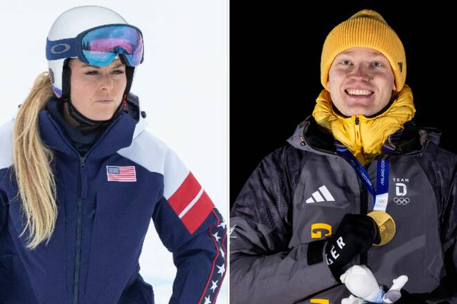 Lindsay Vonns Olympia-Comeback endet nach Sekunden, Max Langenhahn drückt den Kanzler weg - das sind nur zwei Momente der Olympischen Winterspiele 2026.