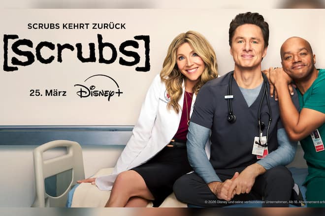 Das «Scrubs»-Reboot ist ab 25. März bei Disney+ zu sehen.
