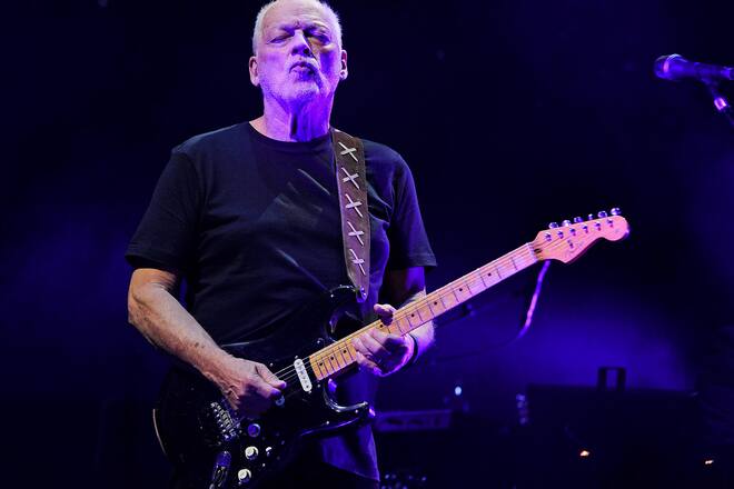 David Gilmour mit seiner berühmten «Black Strat».