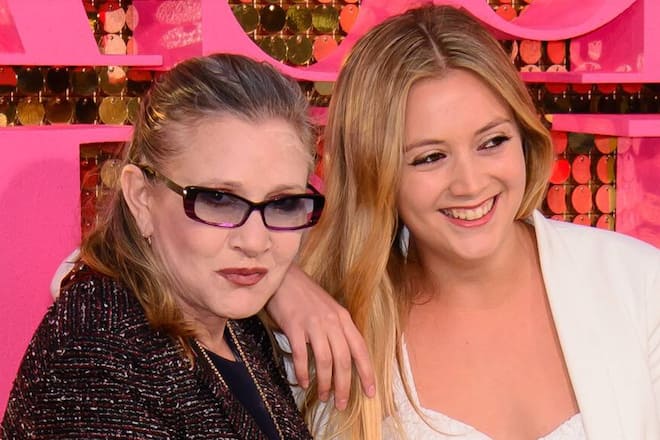 Billie Lourd und Carrie Fisher bei einem Event in London im Sommer 2016.