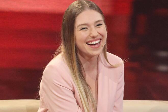 Bianca Heinicke, hier bei einer TV-Aufzeichnung in München, meldet sich auf Instagram zurück.