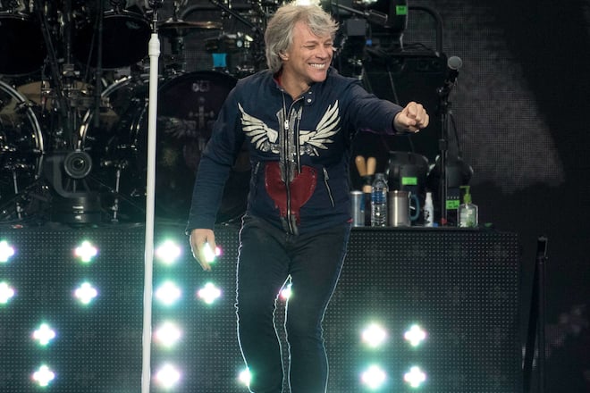 Jon Bon Jovi während einer Show im Jahr 2019.