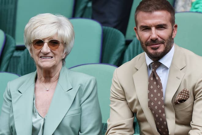 David Beckham und seine Mutter Sandra haben ein enges Verhältnis.