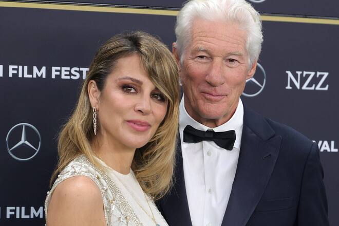 Richard Gere und Ehefrau Alejandra beim Zurich Film Festival.