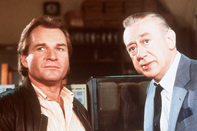 Inspektor Harry Klein (Fritz Wepper, 1941-2024, l.) und Oberinspektor Stephan Derrick (Horst Tappert, 1923-2008) ermittelten 24 Jahre lang in der Krimireihe «Derrick».