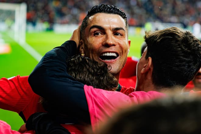Hat wie so häufig einiges zu feiern: Cristiano Ronaldo.