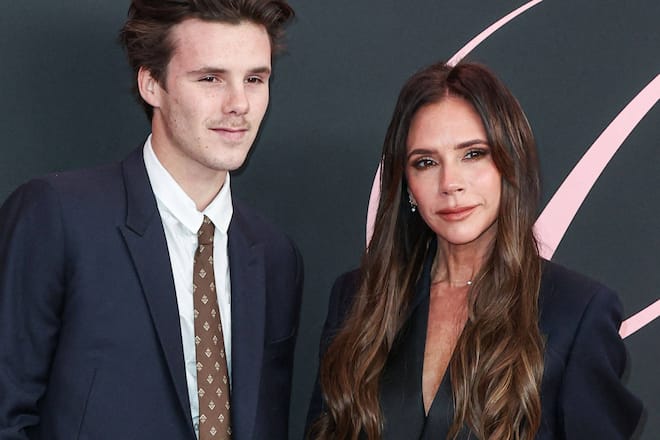 Cruz Beckham neben seiner Mutter Victoria bei einem Event im vergangenen Jahr.