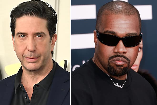 David Schwimmer zeigt seine Wut über Kanye Wests Aussagen.