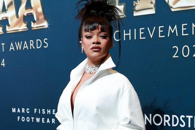 Rihanna bei einem Auftritt in New York City.