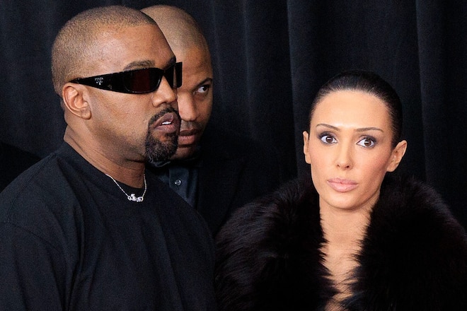 Kanye West und Bianca Censori bei den Grammy Awards im Februar.