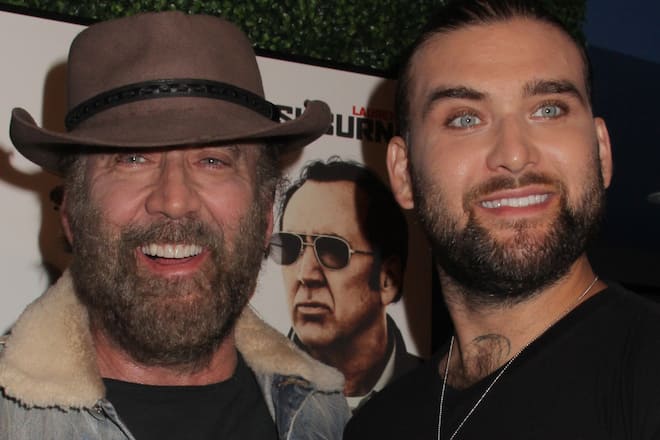 Zwei Männer, neun Ehen: Nicolas Cage und Sohn Weston.
