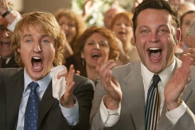 Die Komödie «Wedding Crashers» mit Owen Wilson und Vince Vaughn begeisterte als «Die Hochzeits-Crasher» auch in Deutschland.