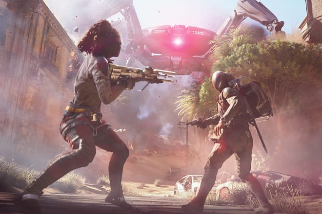 In «Arc Raiders» geht es gegen Robotergegner und andere Spieler.