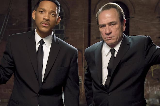 Will Smith und Tommy Lee Jones (r.) in der «Men in Black»-Reihe.