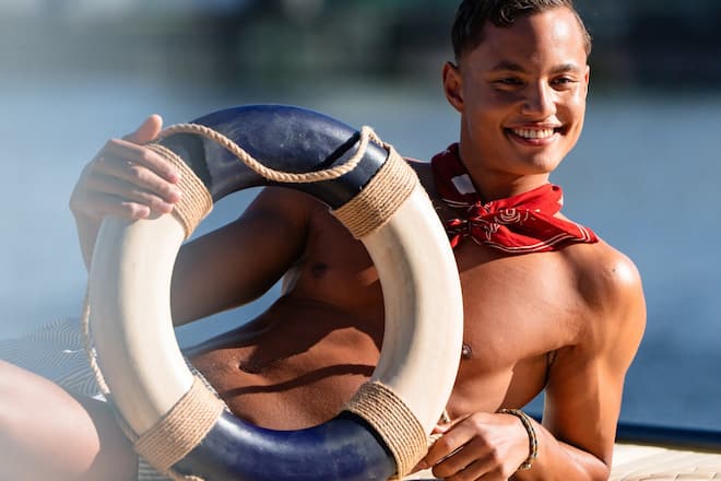 Benji (20) aus Hamburg hat keine Probleme damit, sich mitten in Berlin freizügig zu zeigen. Das ging nicht allen «GNTM»-Kandidaten so.