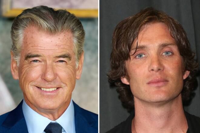 Pierce Brosnan (l.) hat sich für Cillian Murphy als nächsten Jamey Bond ausgesprochen.