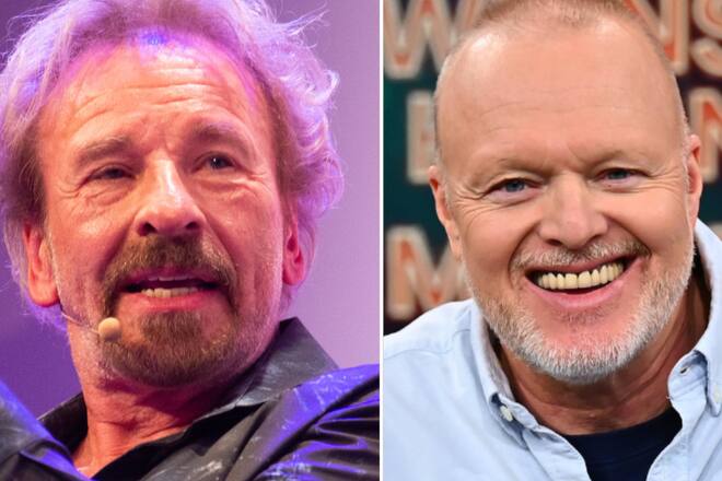 Thomas Gottschalk (l.) wird bei Stefan Raabs neuer Show zum Spielleiter.