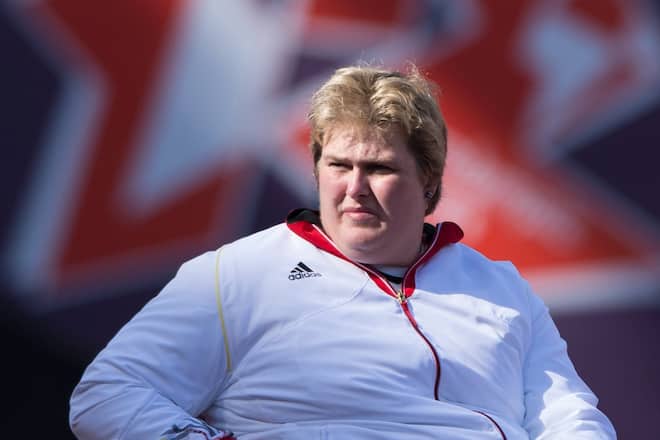 16 Jahre nach ihrem Olympiasieg in Atlanta nahm Ilke Wyludda 2012 an den Paralympischen Spielen in London teil.