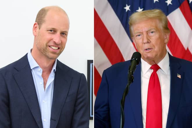Prinz William und Donald Trump sind in Paris verabredet.