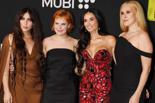 Scout Willis, Tallulah Willis, Demi Moore und Rumer Willis (v.l.n.r.) sind eine echte Familienbande.
