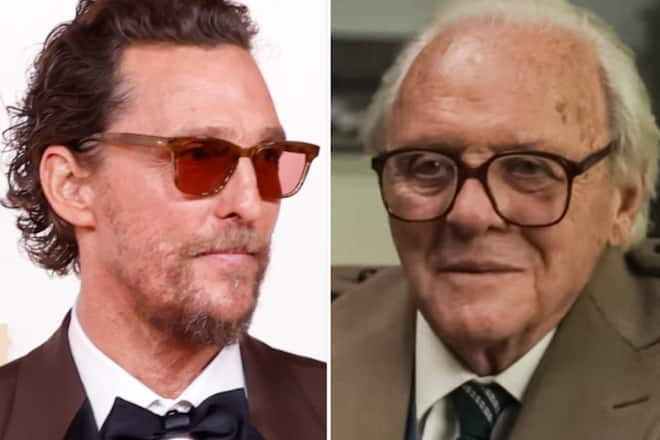 Zwei Hollywoodstars mit Sex-Appeal: Matthew McConaughey (l.) und Anthony Hopkins.