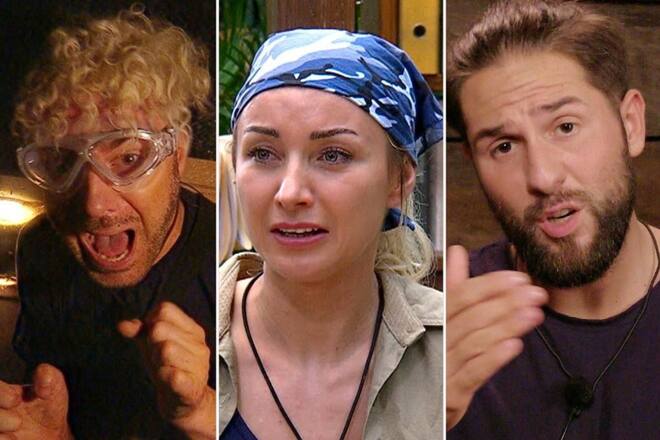 Dschungelcamp: Sam Dylan, Anna-Carina Woitschack und Maurice Dziwak brachen ihre Dschungelprüfungen ab.