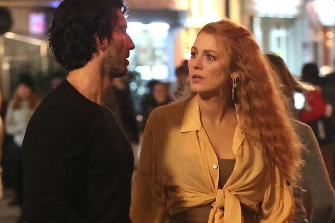 Blake Lively und Justin Baldoni spielen in «Nur noch ein einziges Mal» ein Liebespaar (hier beim Dreh einer Szene).
