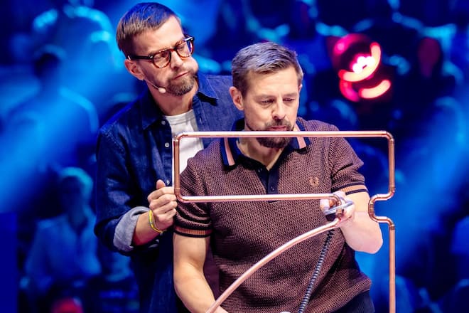 Joko Winterscheidt (l.) und Klaas Heufer-Umlauf werden sich wieder in verschiedensten Spielen beweisen müssen.