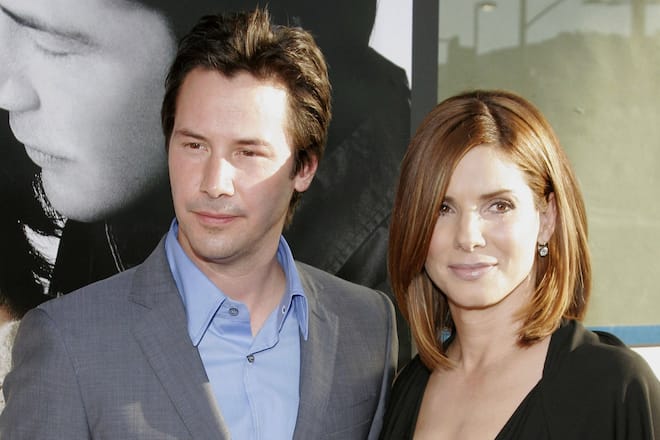 Keanu Reeves und Sandra Bullock 2006 bei der Premiere von «Das Haus am See».