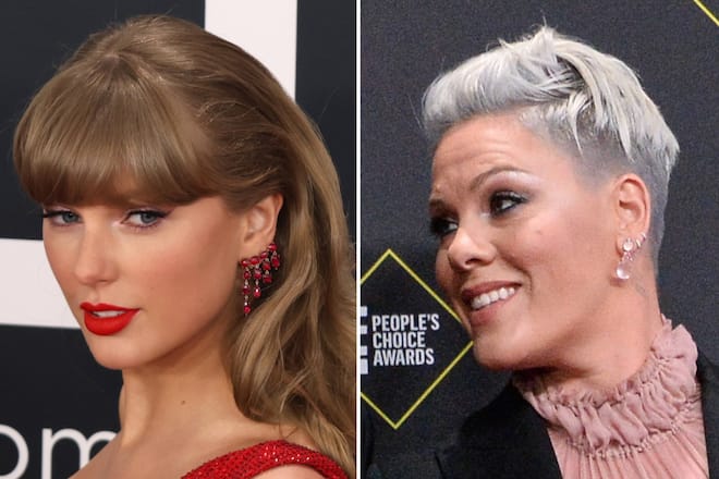 Haben gute Chancen auf eine besondere Auszeichnung: Taylor Swift (l.) und Pink.